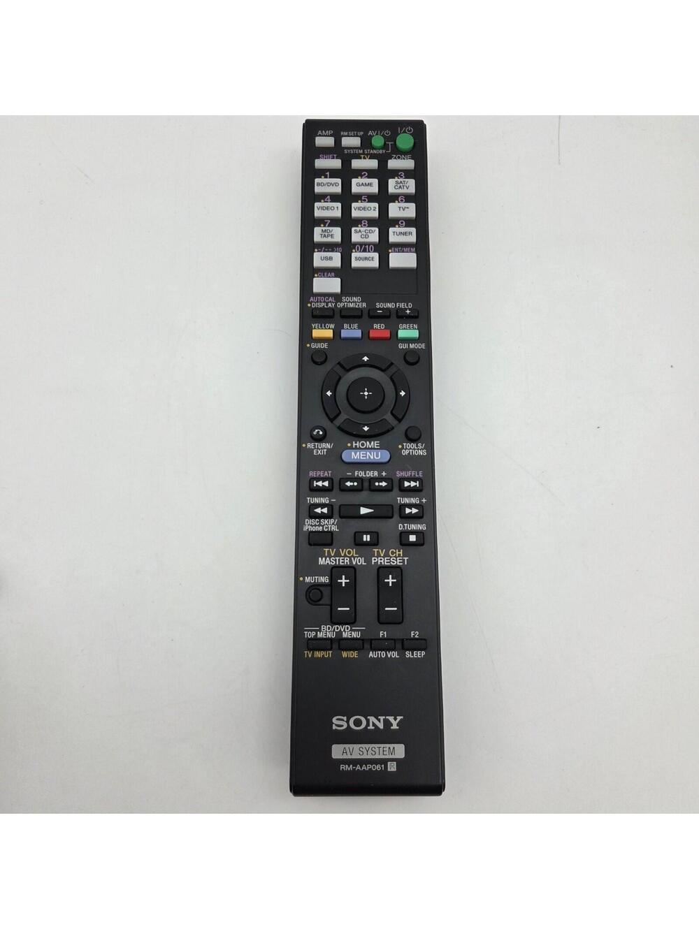 Genuine Sony RM-AAP061 Remote Control  For Sony Home Theater AV System - Tested